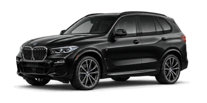 Black two-row luxury SUV