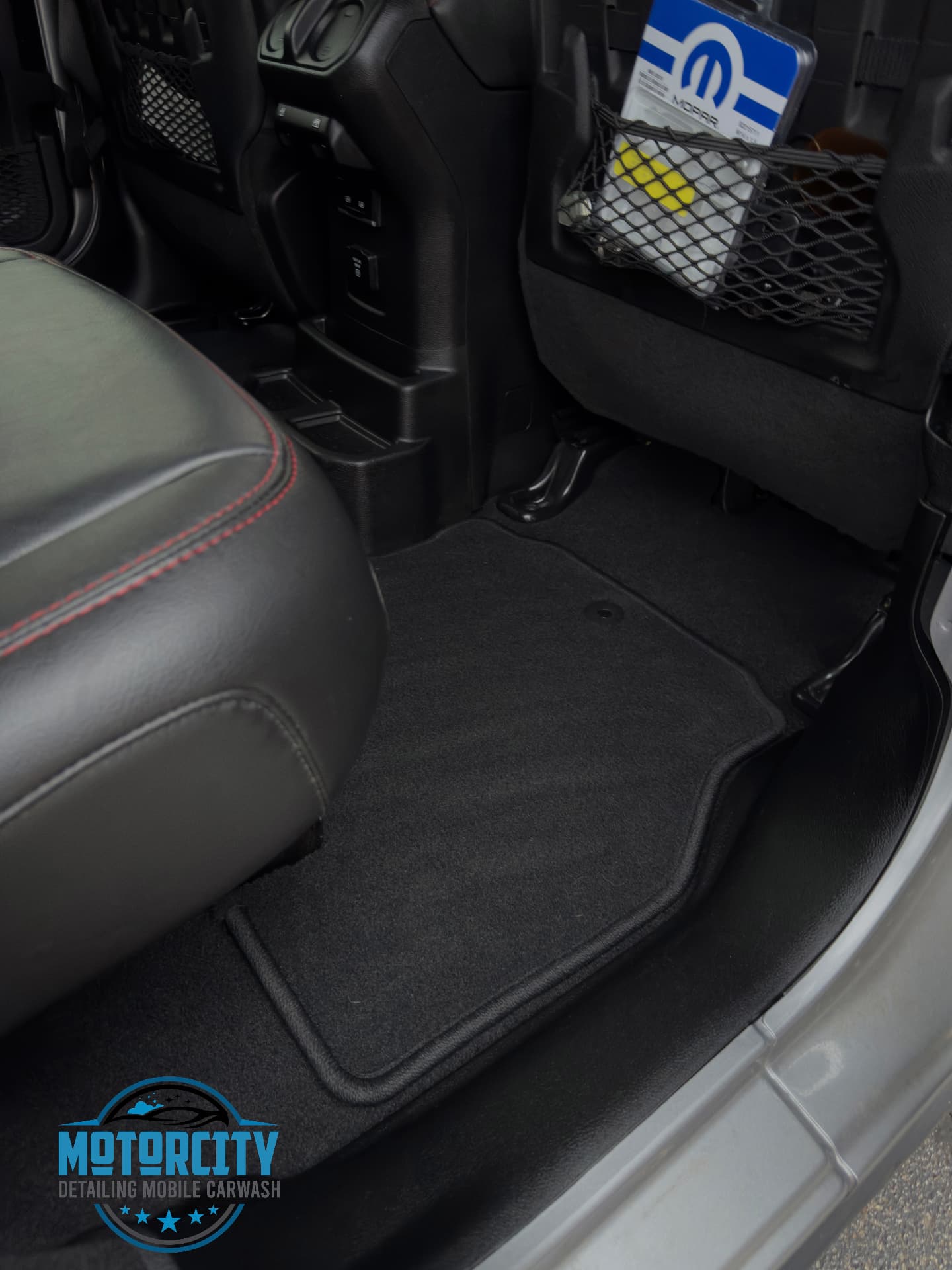 After: Interior detail — before & after
