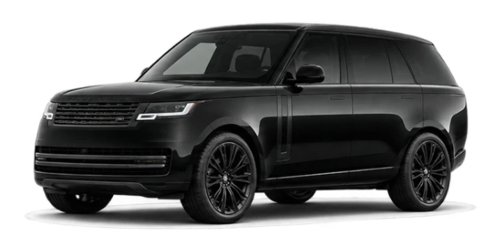 Black full-size three-row luxury SUV